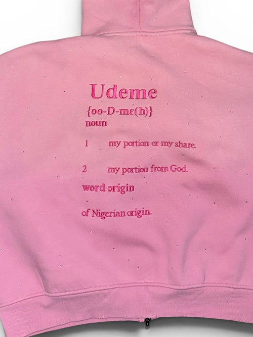 PINK EYOH ZIP UP